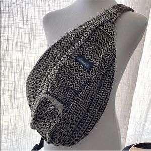 Kavu Rope Sling Bag Chevron Hiking Backpack Crossbody NWOT